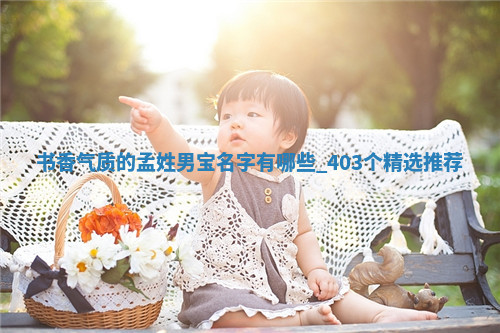 孟姓书香气质的男宝名字