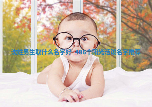 沈姓阳光活泼的男生名字